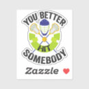 Recherche de lacrosse sticks autocollants Joueur