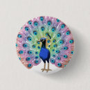 Recherche de paon badges Mignon