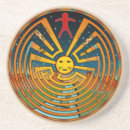 Recherche de labyrinthe dessous de verres Indien
