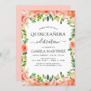 Recherche de peach floral invitations Verdure
