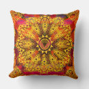 Recherche de mandala complexe coussins Symétrique