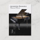 Recherche de piano jazz cartes visite Classique