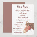 Recherche de pony baby shower invitations Aquarelle