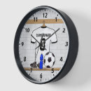 Recherche de football horloges Noir et blanc