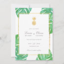 Recherche de ananas moderne invitations Élégant