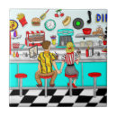 Recherche de diner carreaux Rétro