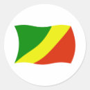 Recherche de le congo autocollants Drapeau