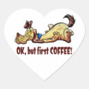 Recherche de humour café autocollants Fatigué