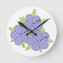 Recherche de lilas horloges Feuille