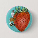 Recherche de fraise badges Nourriture