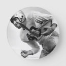 Recherche de football américain horloges Noir et blanc