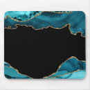 Recherche de turquoise moderne tapis souris Noir