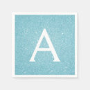 Recherche de turquoise serviettes Monogramme