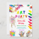 Recherche de rainbow art party invitations Pour tous
