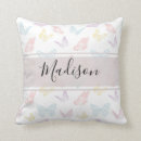 Recherche de monogramme de crèche coussins Nom