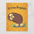 Recherche de chouette drôle cartes postales Mignon