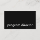 Recherche de programmes cartes visite Directeur