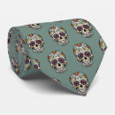 Recherche de dia muertos cravates Calavera