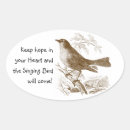 Recherche de oiseaux ovales autocollants Motivation