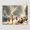 Recherche de chaises longues cartes postales Été