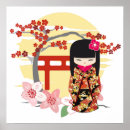 Recherche de poupée kokeshi posters Kimono
