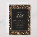 Recherche de léopard noir invitations Noir et or