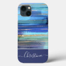 Recherche de pourpre et bleu iphone coques Monogrammé