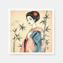 Recherche de geisha serviettes Élégant