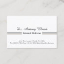 Recherche de interne cartes visite Clinique