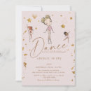 Recherche de de ballet anniversaire invitations Fille