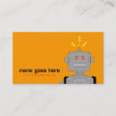 Recherche de robot cartes visite Conception