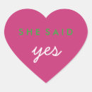 Recherche de fiançailles autocollants Parti