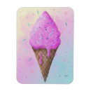 Recherche de cône de glace magnets Rose