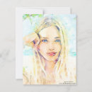 Recherche de fille de mode cartes postales Plage