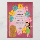 Recherche de hawaii anniversaire invitations Hibiscus