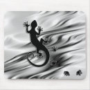 Recherche de gecko tapis souris Illustration