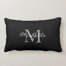 Recherche de noire coussins Monogramme