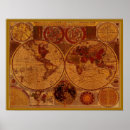 Recherche de old world map posters Vintage