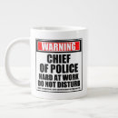 Recherche de chef de police tasses Officier