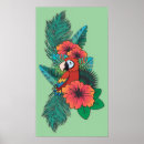 Recherche de perroquet tropical posters Fleurs