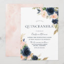 Recherche de navy quinceanera invitations Élégant