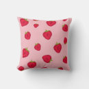 Recherche de fruits de kawaii coussins Rose