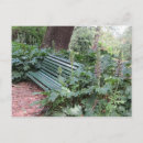 Recherche de banc de parc cartes postales Arbres
