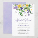 Recherche de douche nuptiale pourpre Script de calligraphie élégant
