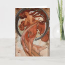 Recherche de mucha vœux cartes Girly