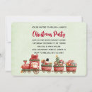 Recherche de train de noël invitations Santa claus