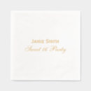 Recherche de seize serviettes Sweet sixteen