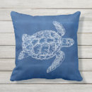 Recherche de tortue coussins Bleu