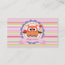 Recherche de conception de hibou cartes visite Mignon
