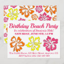 Recherche de anniversaire hawaïen cartes invitations Île